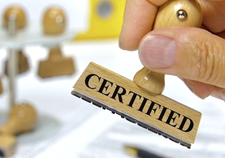 Immagine timbro certif